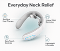 Smart TENS Neck Massager with 2 Metal Electrodes – Portable Cervical Relief with Heat